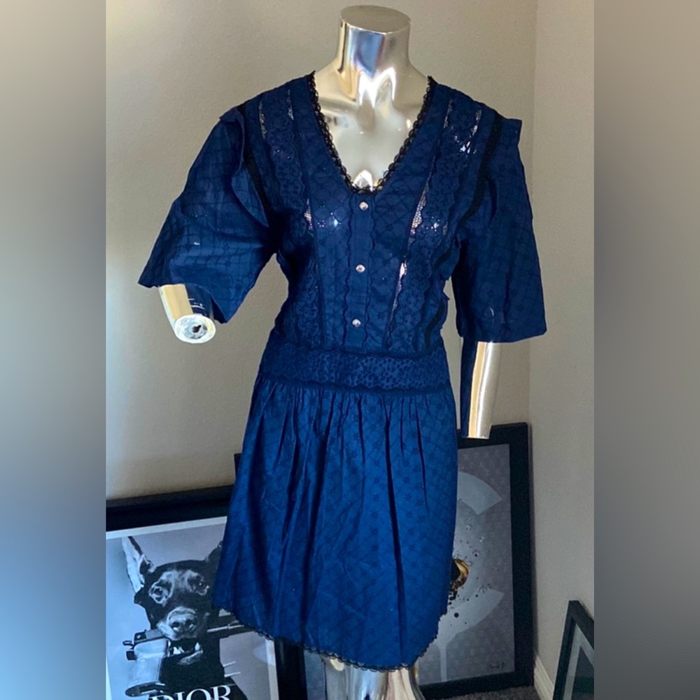 Coach Lace Mini Dress